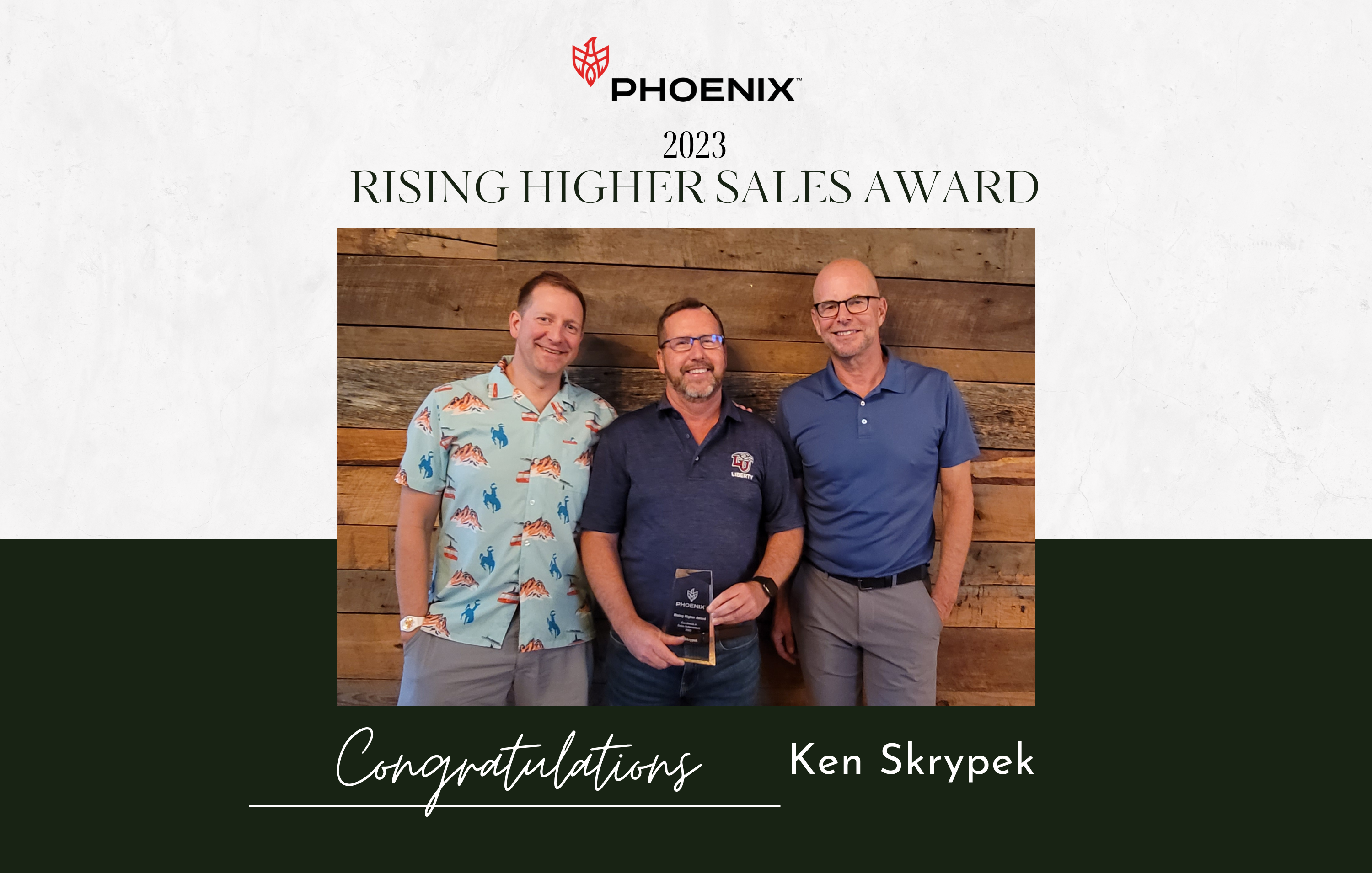 Ken Skrypek Wins Rising Higher Sales Award for 2023