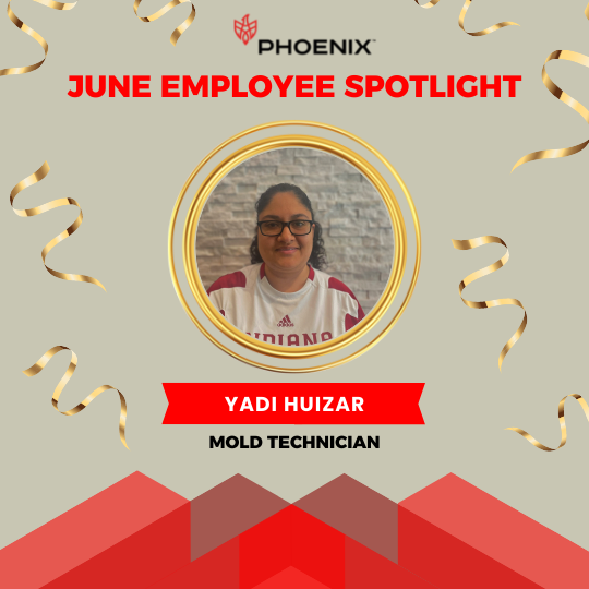 June Employee Spotlight - Yadi Huizar, Mold Technician