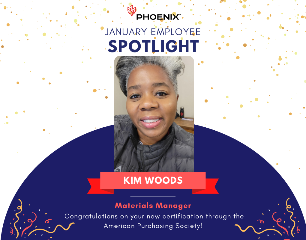 January Employee Spotlight - Kim Woods, Materials Manager